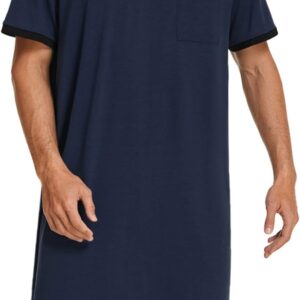 Men's Comfortable Plus Size Short-Sleeve Collar Pajamas