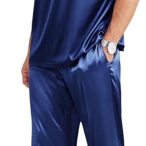 Men's Silk Satin Pajama Set