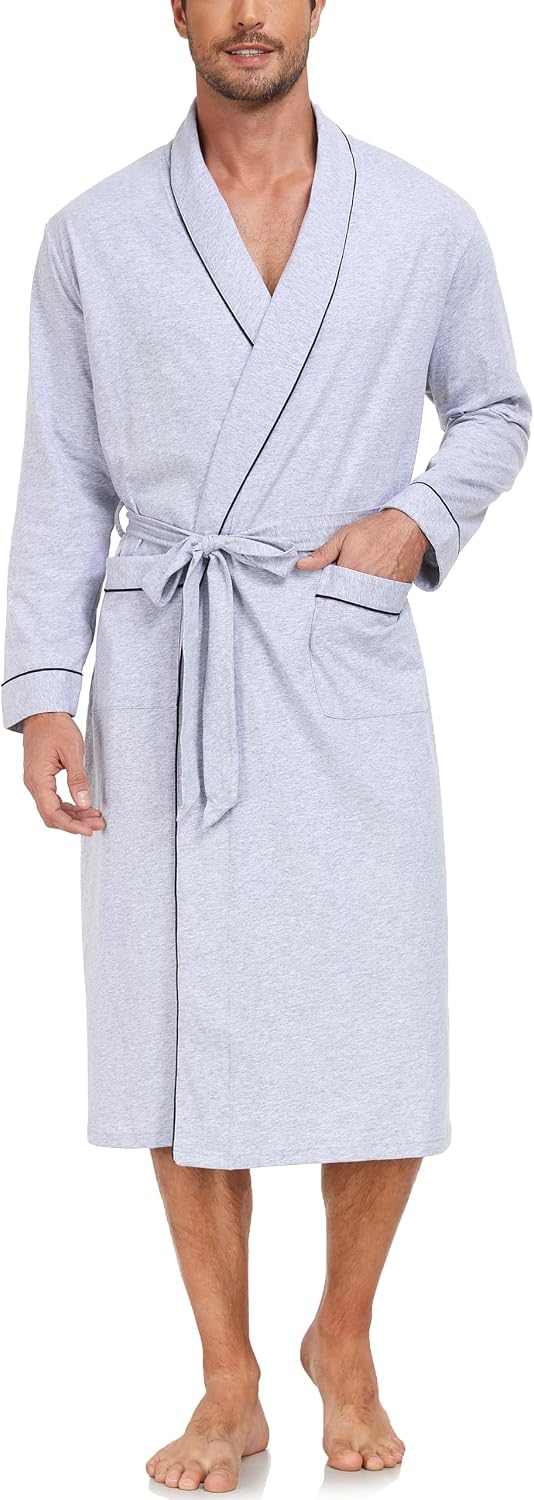 Men's 100% Cotton Bathrobe