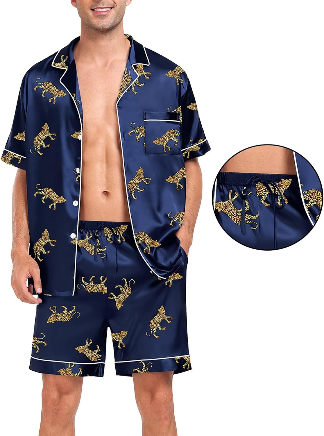 Men's Silk Pajama Set - Image 2