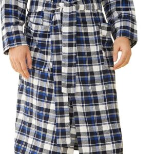 Men's Cotton Flannel Bathrobe