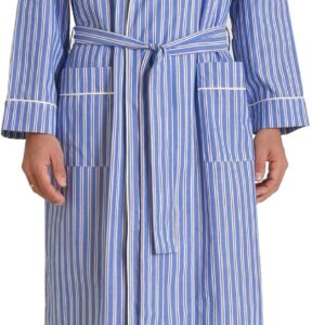 Men's Cotton Long-Sleeved Bathrobe