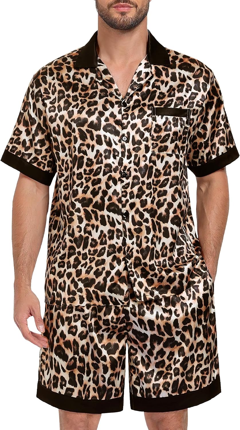 Men's Silk Satin Pajama Set - Image 2