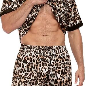 Men's Silk Satin Pajama Set