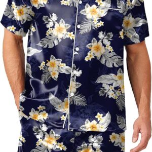 Men's Silk Satin Pajamas