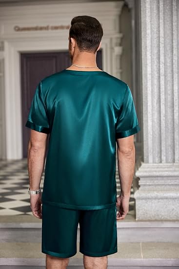 Men's Silk Satin Pajama Set
