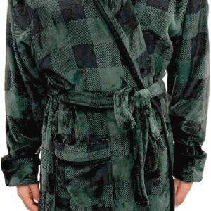 Luxury Men's Fleece Spa Bathrobe