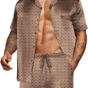 Men's Silk Pajama Set